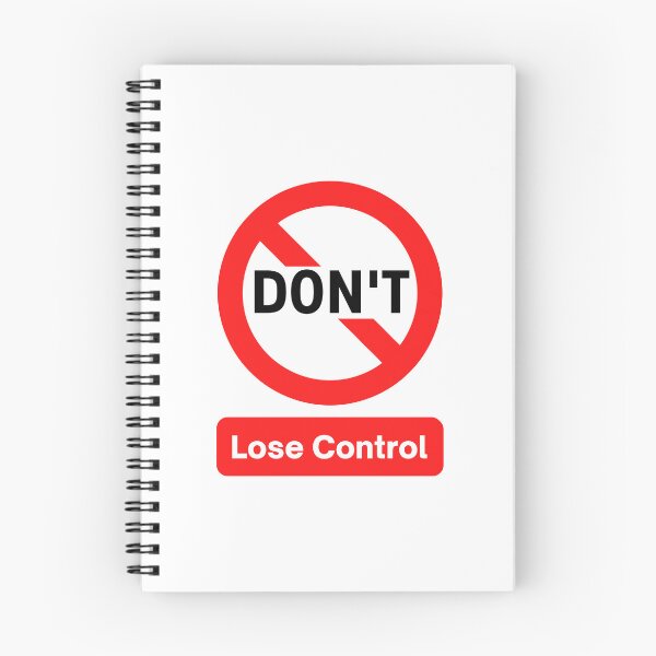 Item preview, DON'T Lose Control - Motivational traffic road street sign design and advice designed and sold by Art4Motivation.