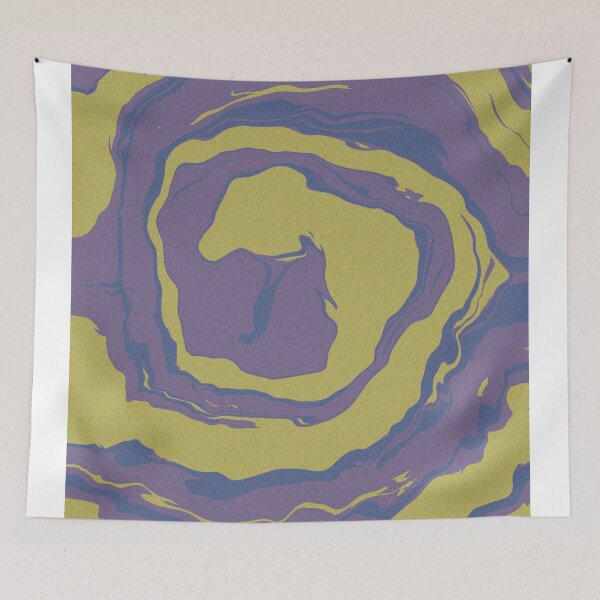 Item preview, Textured, Glitchy Liquid Swirls Retro Pattern designed and sold by JadedLilacsArt.
