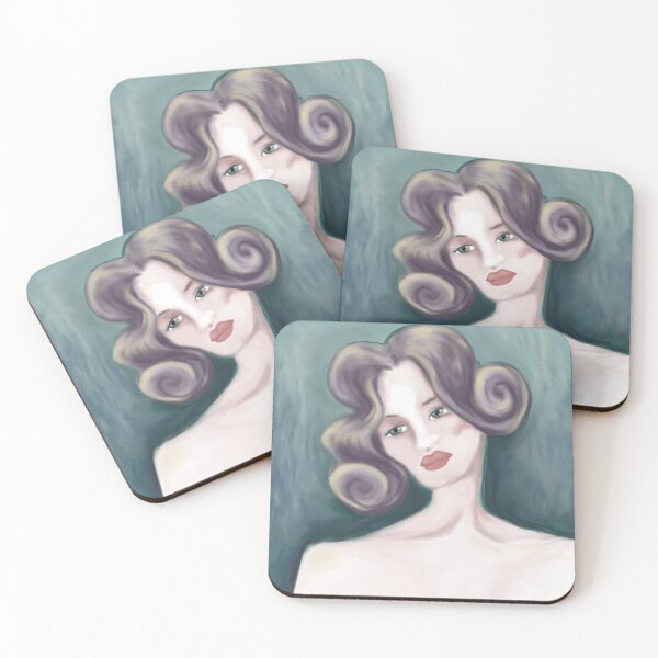 Item preview, Aries, girl with curls, original drawing,  artwork, origin, designed and sold by Freedomworx.