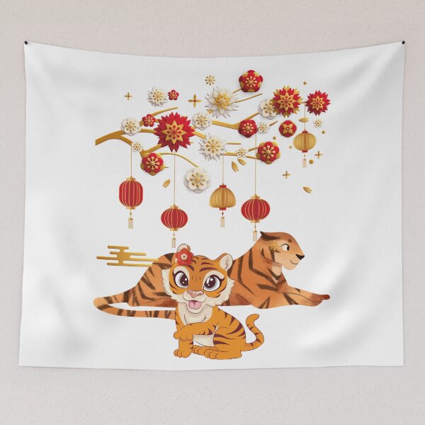 Item preview, TIGER & BABY TIGER designed and sold by FNMDRYP.