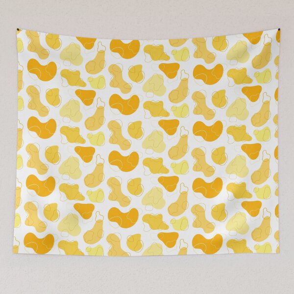 Item preview, Orange Funky Abstract Pattern  designed and sold by ghost-cookies.