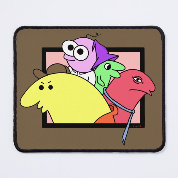 Item preview, SMILING FRIENDS - Pim, Alan, Glep, Grim (author's art) designed and sold by mrGoodwin90.