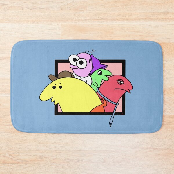 Item preview, SMILING FRIENDS - Pim, Alan, Glep, Grim (author's art) designed and sold by mrGoodwin90.