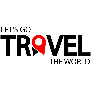 Stickers Let's go Travel the World