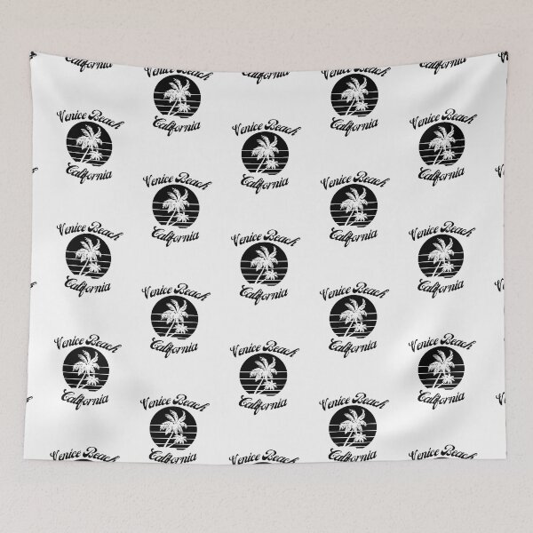 Item preview, Venice Beach California (Black + White) designed and sold by Just-Basic.