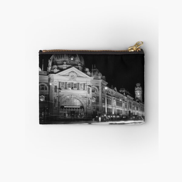 Item preview, Streaking past Flinders Street Station - Melbourne Australia designed and sold by Norman Repacholi | Keystone Photography.