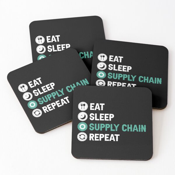 Item preview, Eat Sleep Supply Chain Repeat - Supply Chain Management designed and sold by allysmar.