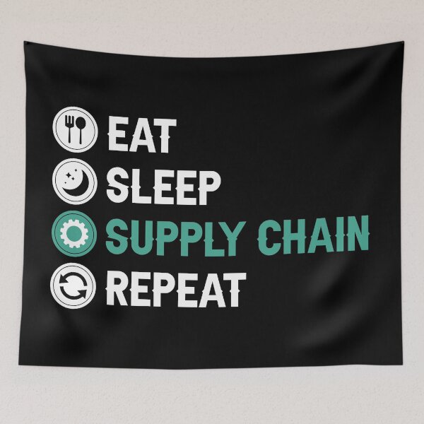 Item preview, Eat Sleep Supply Chain Repeat - Supply Chain Management designed and sold by allysmar.