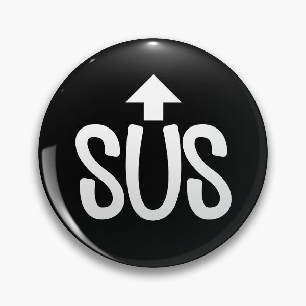 Item preview, Sus Pointing Arrow Up Gaming Meme Impostor I'm Kinda Sus Gear designed and sold by DynamicDesign.
