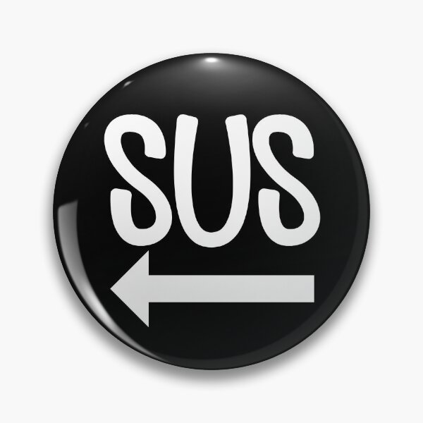 Item preview, Sus Pointing Arrow Left Gaming Meme Impostor Kinda Sus Gear designed and sold by DynamicDesign.