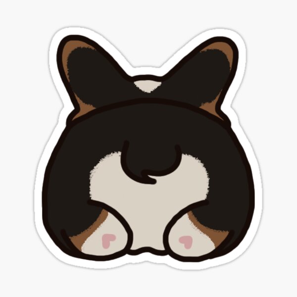 Item preview, TriColor Corgi Butt designed and sold by ovantuyl.