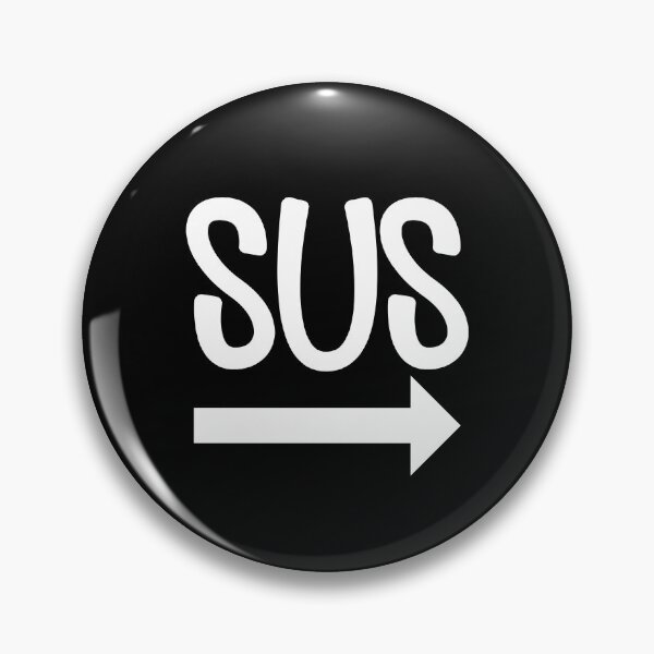 Item preview, Sus Pointing Arrow Right Gaming Meme Impostor Kinda Sus Gear designed and sold by DynamicDesign.