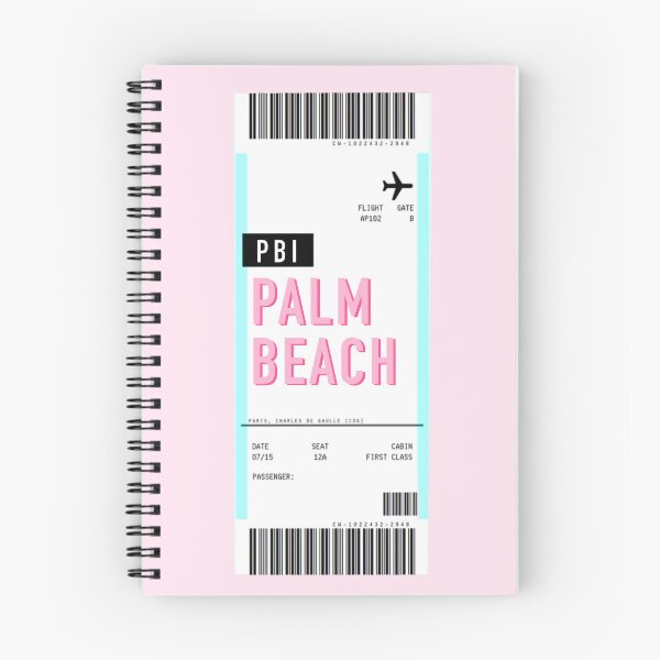 Item preview, Palm Beach Boarding Pass Plane Ticket designed and sold by brookiecookie37.