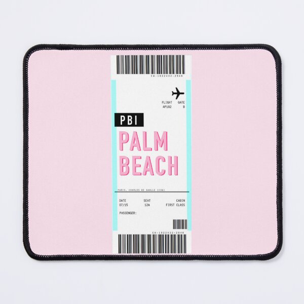 Item preview, Palm Beach Boarding Pass Plane Ticket designed and sold by brookiecookie37.