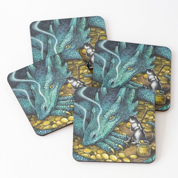 Item preview, Dragon Spa designed and sold by Elisabeth Alba Illustration.