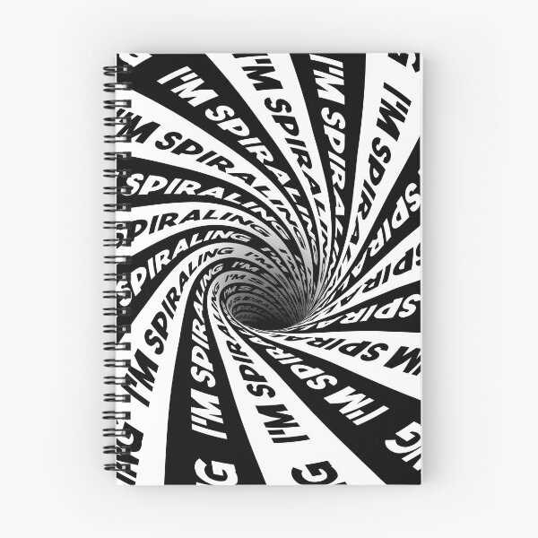 Item preview, Im Spiraling Optical Illusion Black and White Vortex Hole designed and sold by hyproinc.