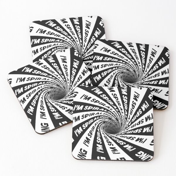 Item preview, Im Spiraling Optical Illusion Black and White Vortex Hole designed and sold by hyproinc.