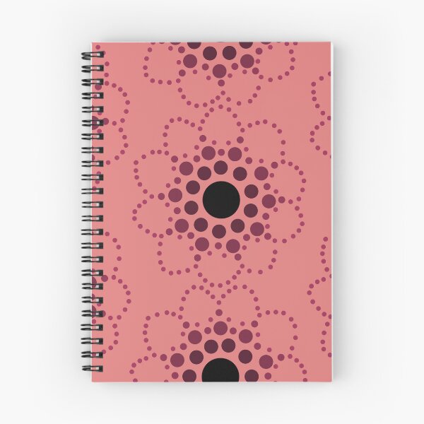 Item preview, Dot Florals - Salmon designed and sold by PaintInTheNight.
