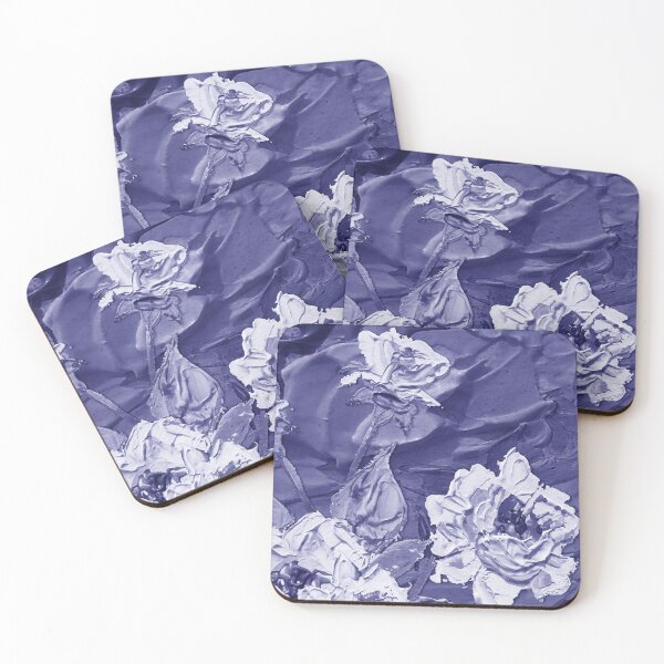 Item preview, Gorgeous Flowers Purple Blue Very Peri Floral Design LIII designed and sold by Irina Sztukowski.