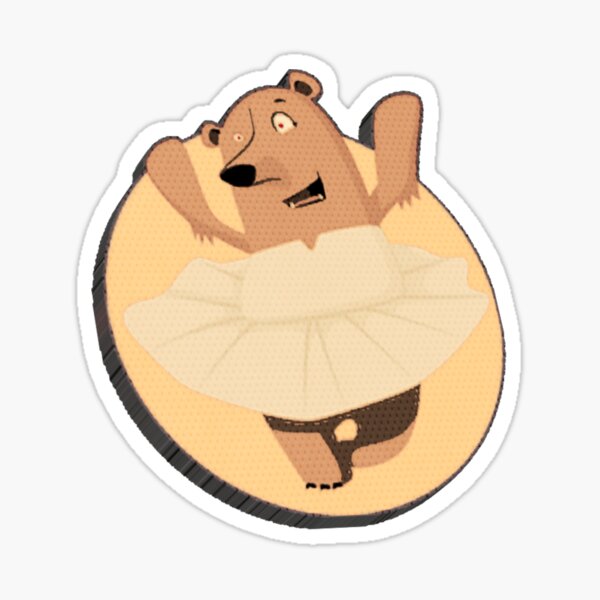 Bear Ballet Dance Sticker