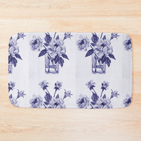Item preview, Gorgeous Flowers Purple Blue Very Peri Floral Design LVI designed and sold by Irina Sztukowski.