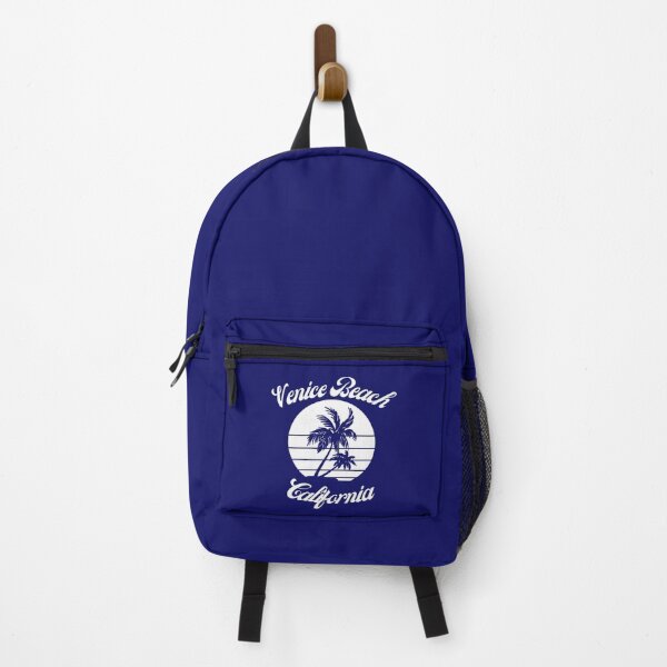 Item preview, Venice Beach California (White + Navy) designed and sold by Just-Basic.