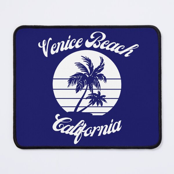 Item preview, Venice Beach California (White + Navy) designed and sold by Just-Basic.
