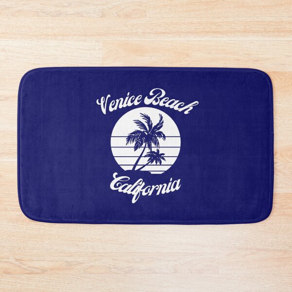 Item preview, Venice Beach California (White + Navy) designed and sold by Just-Basic.