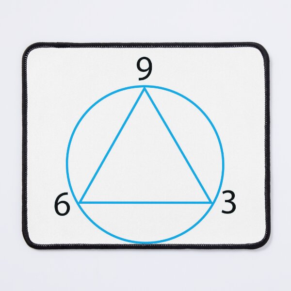 Item preview, 9 3 6 blue circle and triangle designed and sold by JonathanP514.