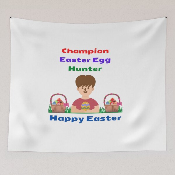 Item preview, Boy Champion Easter Egg Hunter Happy Easter  designed and sold by teewearstyle.