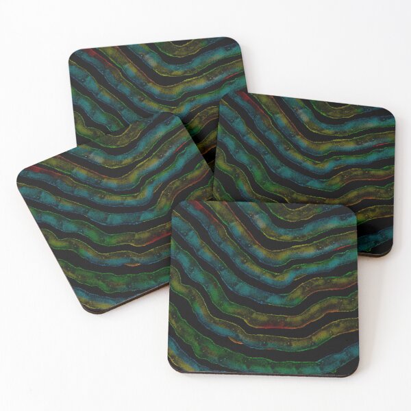 Item preview, Rainbow Geode Stripes designed and sold by reb-designz.