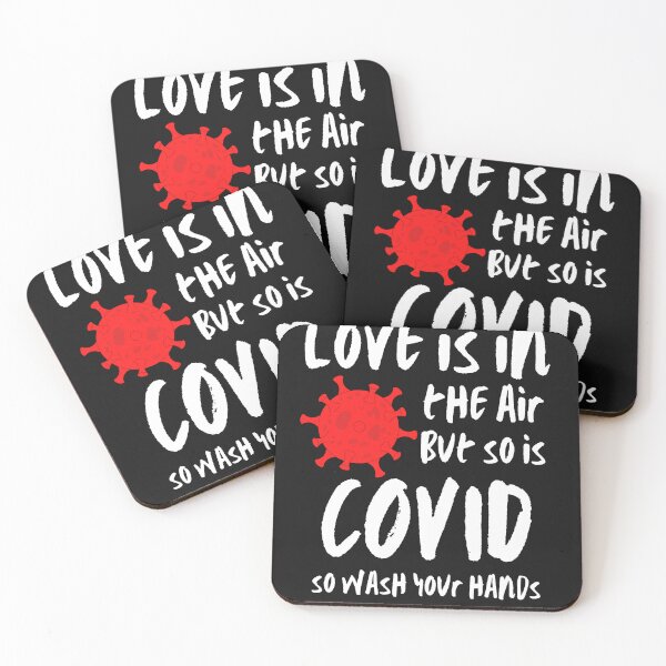 Item preview, Love Is In The Air But So Is Covid designed and sold by ILLYL Creatives.