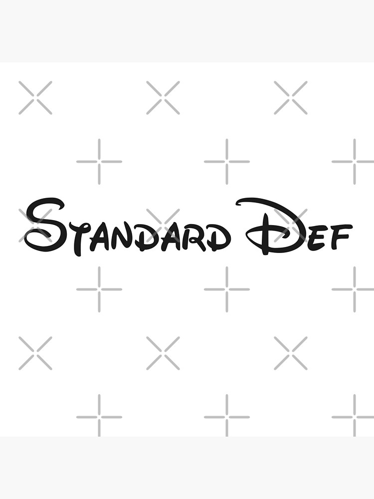 Standef Wd Black Logo Poster For Sale By Bossrushgames Redbubble