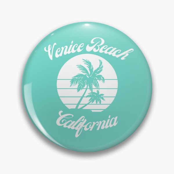 Item preview, Venice Beach California (White + Seafoam) designed and sold by Just-Basic.