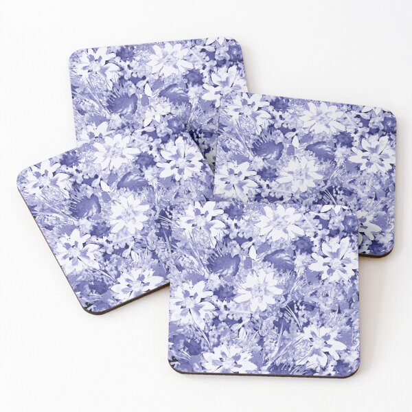 Item preview, Gorgeous Flowers Purple Blue Very Peri Floral Design LXII designed and sold by Irina Sztukowski.
