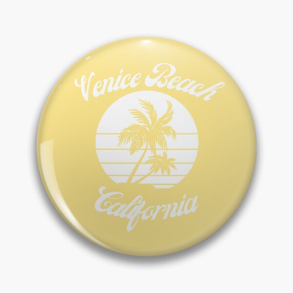 Item preview, Venice Beach California (White + Yellow) designed and sold by Just-Basic.