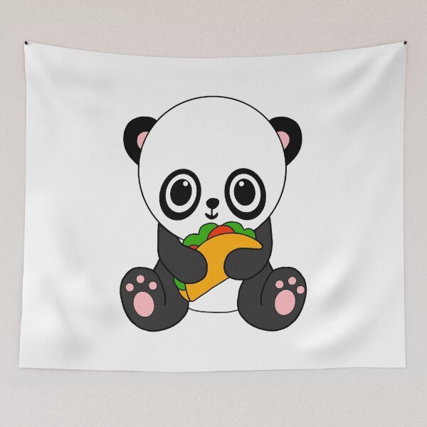 Item preview, Funny Panda Bear Eating A Taco  designed and sold by SouthernDesigns.