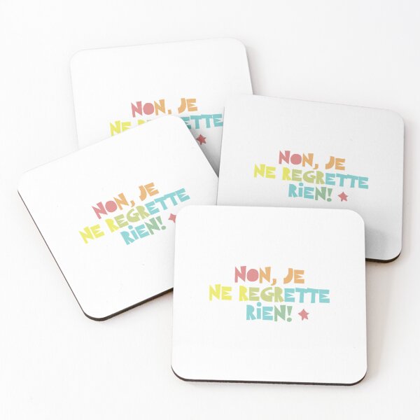Aperçu de l'œuvre Non, Je Ne Regrette Rien 2 Conception typographique créée et vendue par F4xhKWwA.