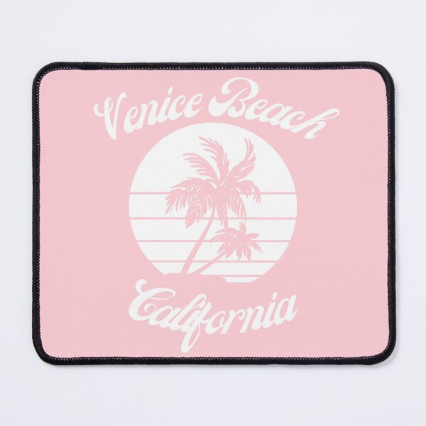 Item preview, Venice Beach California (White + Light Pink) designed and sold by Just-Basic.