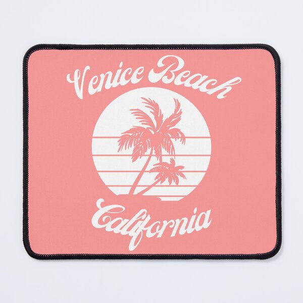 Item preview, Venice Beach California (White + Coral) designed and sold by Just-Basic.