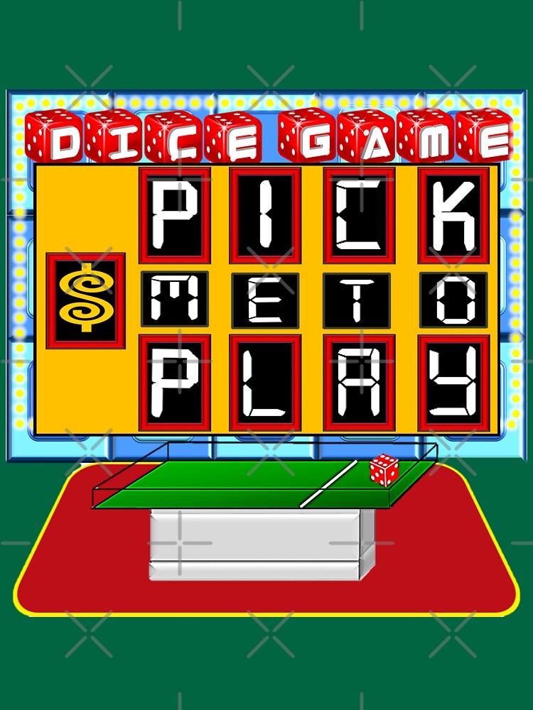 "Game Show TPIR (The Price Is...) Dice Game Pick Me" Tshirt for Sale