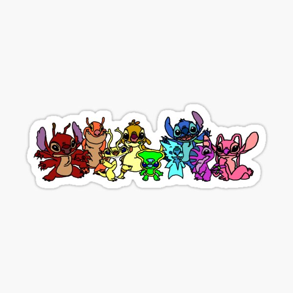 lilo and stitch Sticker for Sale by Joslyn Rinnels