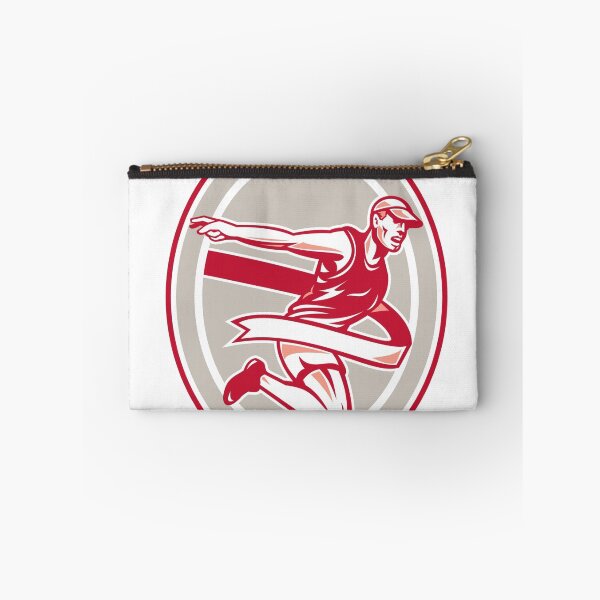 Item preview, Marathon Runner Finish Line Oval Retro designed and sold by patrimonio.