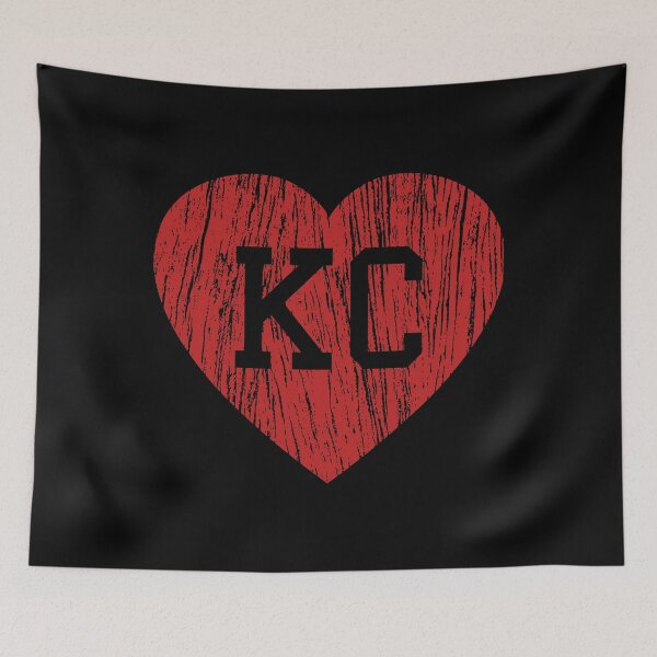 Item preview, Vintage Retro KC Football Love Red Heart Art American Football Cool Sport Lovers Fan Gift  designed and sold by TyrelGeor312.