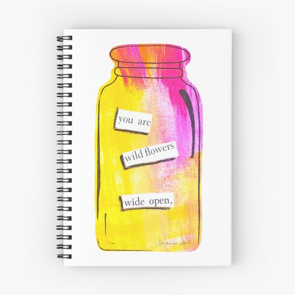 Item preview, Found poetry wish jars — colorful mixed media  designed and sold by thephoenixsoul.
