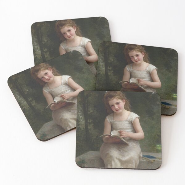 Item preview, La Liseuse by William-Adolphe Bouguereau designed and sold by classicartcache.