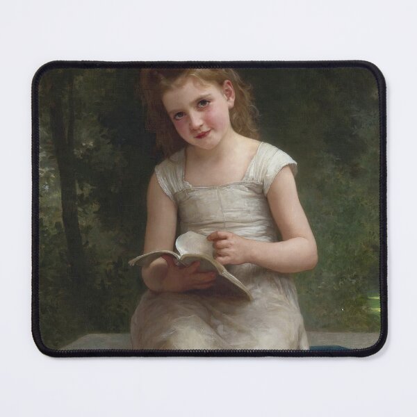 Item preview, La Liseuse by William-Adolphe Bouguereau designed and sold by classicartcache.