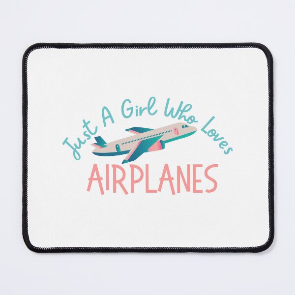 Item preview, Just A Girl Who Loves Airplanes designed and sold by SweetAndSpice.