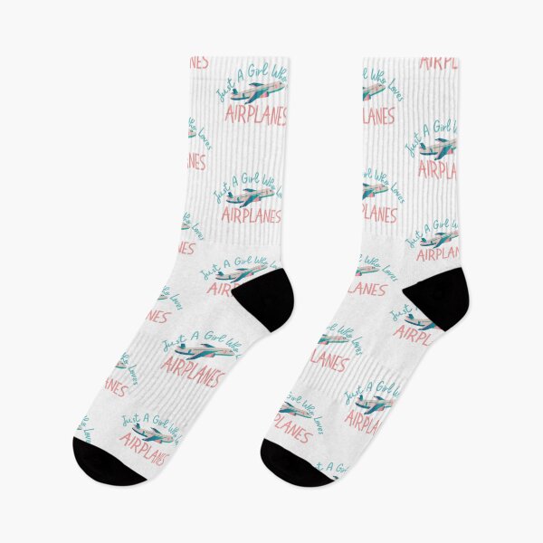 Item preview, Just A Girl Who Loves Airplanes designed and sold by SweetAndSpice.