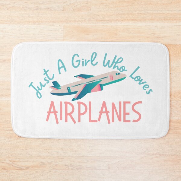 Item preview, Just A Girl Who Loves Airplanes designed and sold by SweetAndSpice.